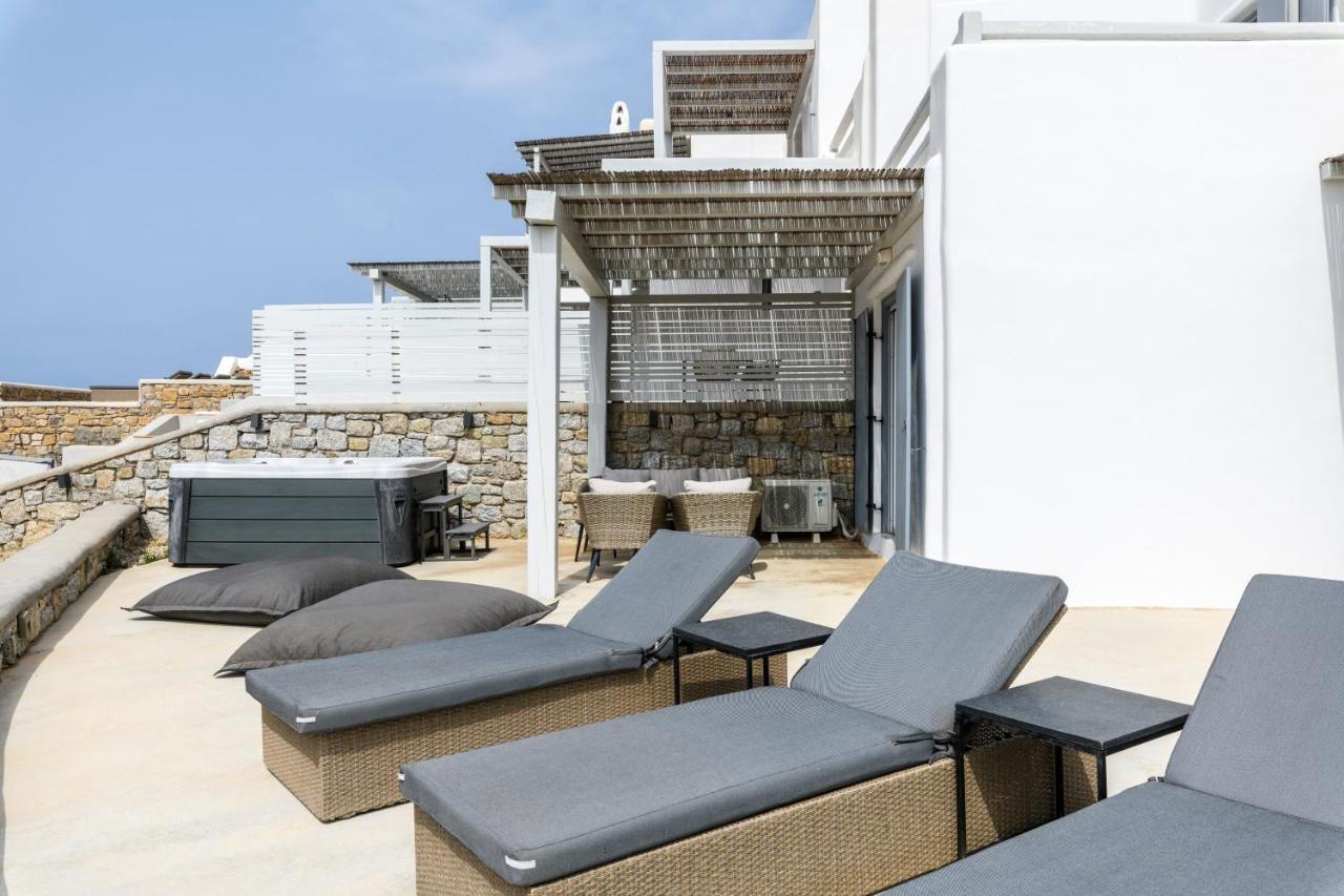 Mykonos Residence Villas & Suites Merchia Beach Экстерьер фото